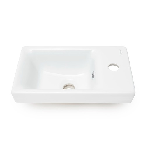 Fürdőszobaszekrény mosdóval Cersanit Dormo 40x64x21,5 cm fehér lesk SIKONCMO014BL