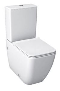 kombinált WC vario kifolyással alsó feltöltéssel 1/2 " és mélyöblítéssel. Kerámia  Takarékos 3 / 4,5 literes öblítéssel.