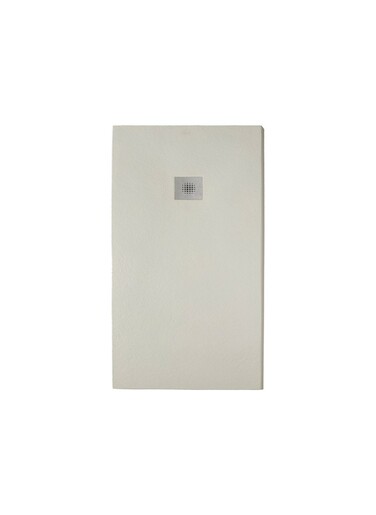 Zuhanytálca négyszögletes SIKO 100x90 cm öntött márvány blanco SIKOSTONE10090SB