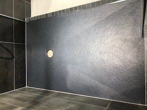 Zuhanytálca négyszögletes SIKO 140x80 cm öntött márvány Grafito SIKOSTONE14080SG