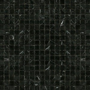 Fagyálló. Kőmozaik fekete színben mérete 30,5x30,5 cm vastagsága 7 mm kőutánzatban fényezett felülettel. Négyzet alakú alapelem mérete 1,5x1,5 cm