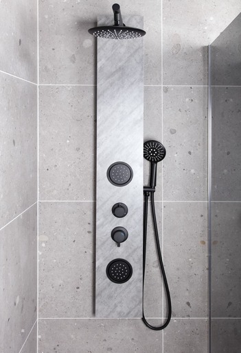Zuhanypanel SAT kő dekor STONESHOWER