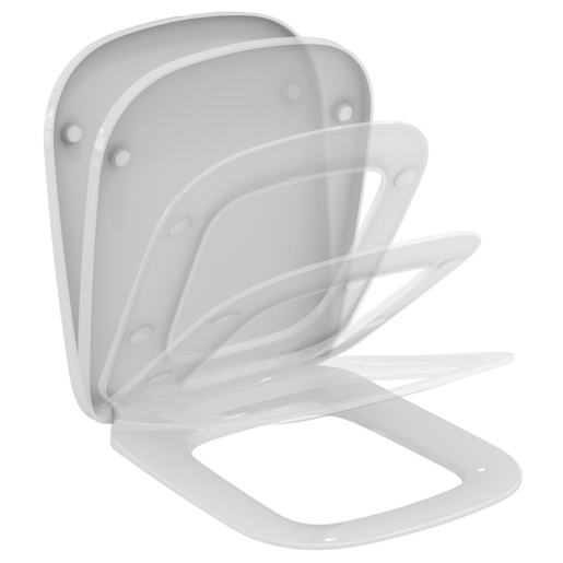 Wc ülőke Ideal Standard Esedra duroplasztból fehér színben T318101