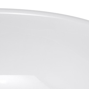 Mosdó lapra Glacera Vallone 39,5x39,5 cm fehér színben fényes felülettel túlfolyás nélkül VA3939