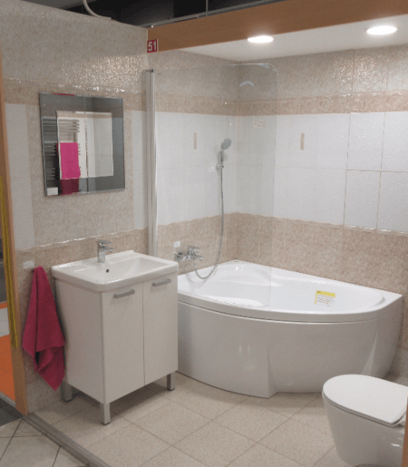 Fürdőszobaszekrény mosdóval Naturel Vario 65x88,5x48,5 cm fehér mat VARIOKMPL65BI