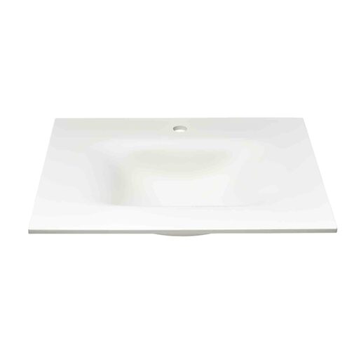 Mosdó bútorba Naturel Verona 66x52,7 cm fehér színben matt felülettel középső nyílással VE6653BM