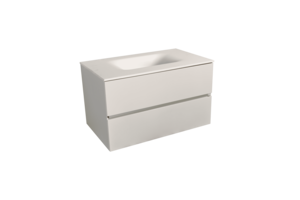 Fürdőszobaszekrény mosdóval Naturel Verona 66x51,2x52,5 cm fehér mat VERONA66BMBM