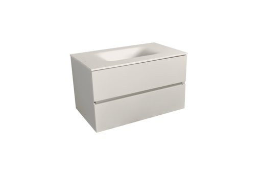 Fürdőszobaszekrény mosdóval Naturel Verona 66x51,2x52,5 cm fehér mat VERONA66BMBM