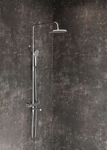 Zuhanyrendszer Ravak a falra zuhanyszettel együtt króm X07P642