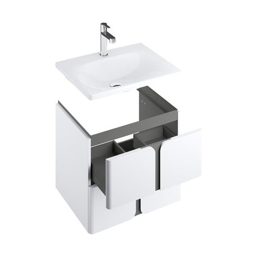Mosdó bútorba Ravak Balance 46,5x50 cm fehér színben fényes felülettel XJX01250000