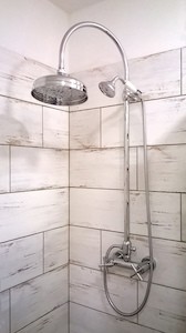 Zuhanyrendszer Paffoni Ricordi csaptelep nélkül króm ZCOL100