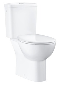 Álló kombinált WC ülőkével együtt hatsó kifolyással oldalsó feltöltéssel 3/8 " és mélyöblítéssel. Kerámia  Öblítési mennyiség 3/6 liter. A szerelőkészlet a csomag része.