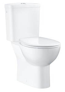 Kombinált wc Grohe Bau Ceramic alpesi fehér hátsó kifolyással 39495000