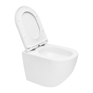 Wall-hung WC SAT with softclose seat, white, tornado, SAT67010RTORP