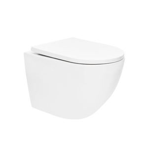 Wall-hung WC SAT with softclose seat, white, tornado, SAT67010RTORP