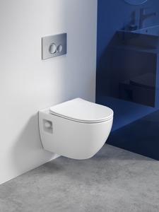 Wall hung WC SAT Project incl. softclose seat, rear outlet SATWCPRO010RREXP