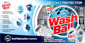 SAT IPS akciócsomag KalyxX Blue line 1/2 + Washball IPSKXBG12SWB